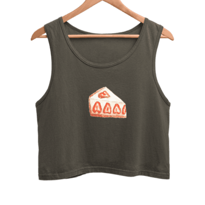 Japanese Cake - Crop Tank Top