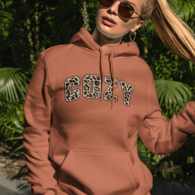 Cozy Leopard Print - Hoodie