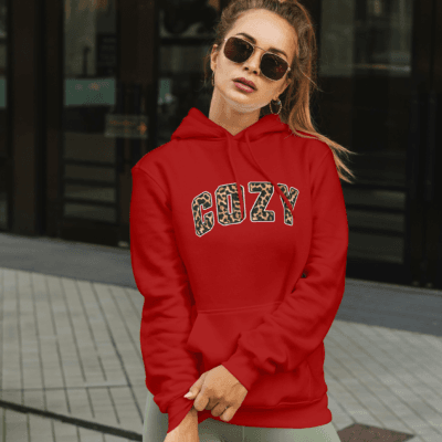 Cozy Leopard Print - Hoodie