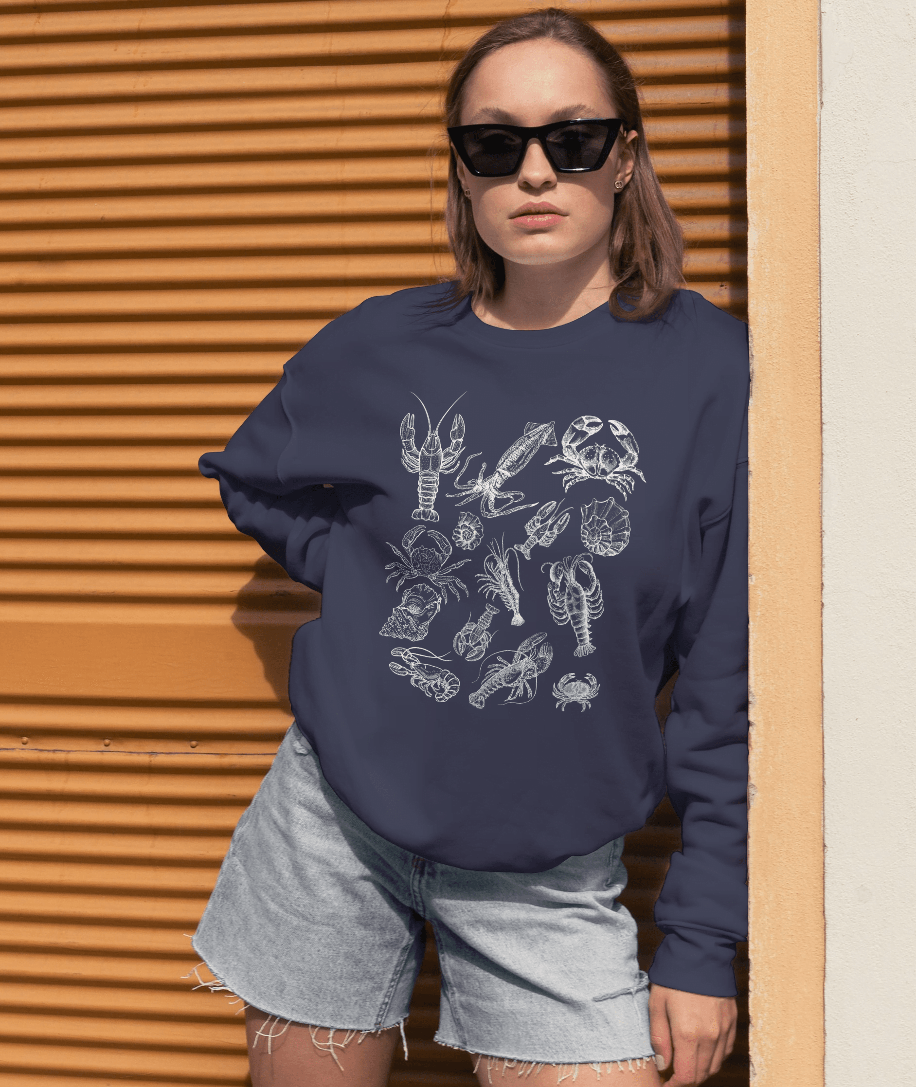 Ocean Love, Fisherman Aesthetic - Sweatshirt