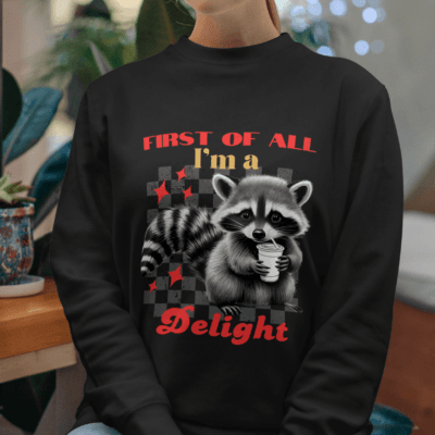 Funny Racoon - Sweatshirt