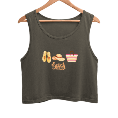 Beach Vibes - Crop Tank