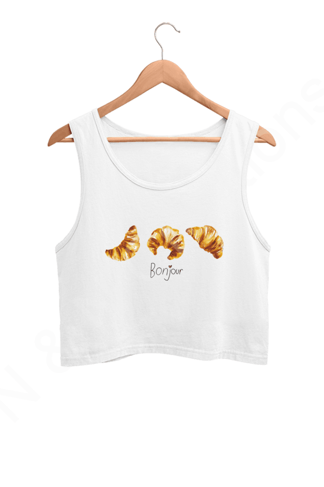 Croissant Craving - Crop Tank