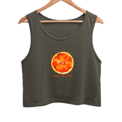 Slice of Orange - Crop Tank