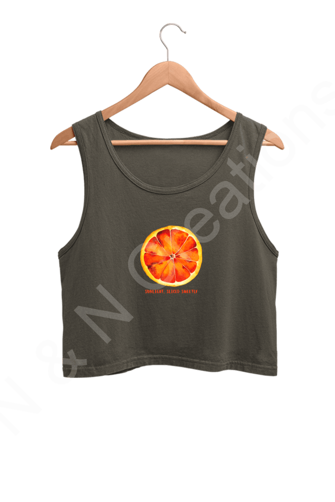 Slice of Orange - Crop Tank