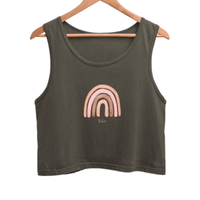Boho Rainbow - Crop Tank