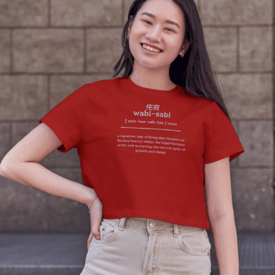 Wabi-Sabi Definition - Crop Top