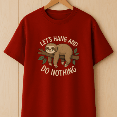 Lets Hang and Do Nothing - Oversized Tshirt