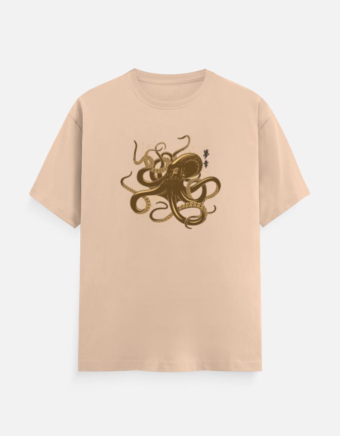 Octopus - Unisex Classic Crew T-Shirt - Image 2