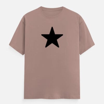 Star - Men's Round Neck Half-Sleeve T-Shirt