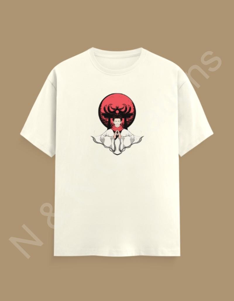 Sukuna - Men's Round Neck Regular Fit Half-Sleeve T-Shirt