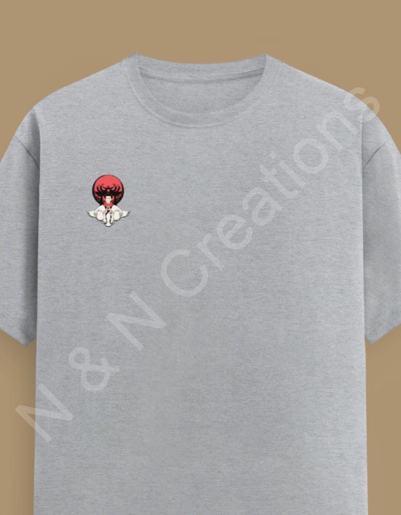 Sukuna - Men's Round Neck Regular Fit Half-Sleeve T-Shirt - Image 5