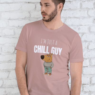I'm Just a Chill Guy - Round Neck Regular Fit Half-Sleeve Tshirt