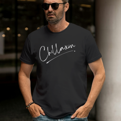 Chill + Relaxin = Chillaxin - Men's Round Neck Half Sleeve Tshirt
