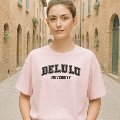 Delulu University - Oversized Standard T-Shirt