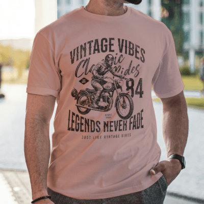 Legends Never Fade - Men’s Round Neck Regular Fit Half-Sleeve Tshirt