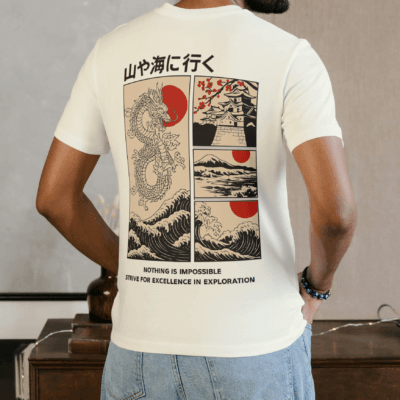 Mountains or Sea? - Men’s Round Neck Regular Fit Half-Sleeve Tshirt