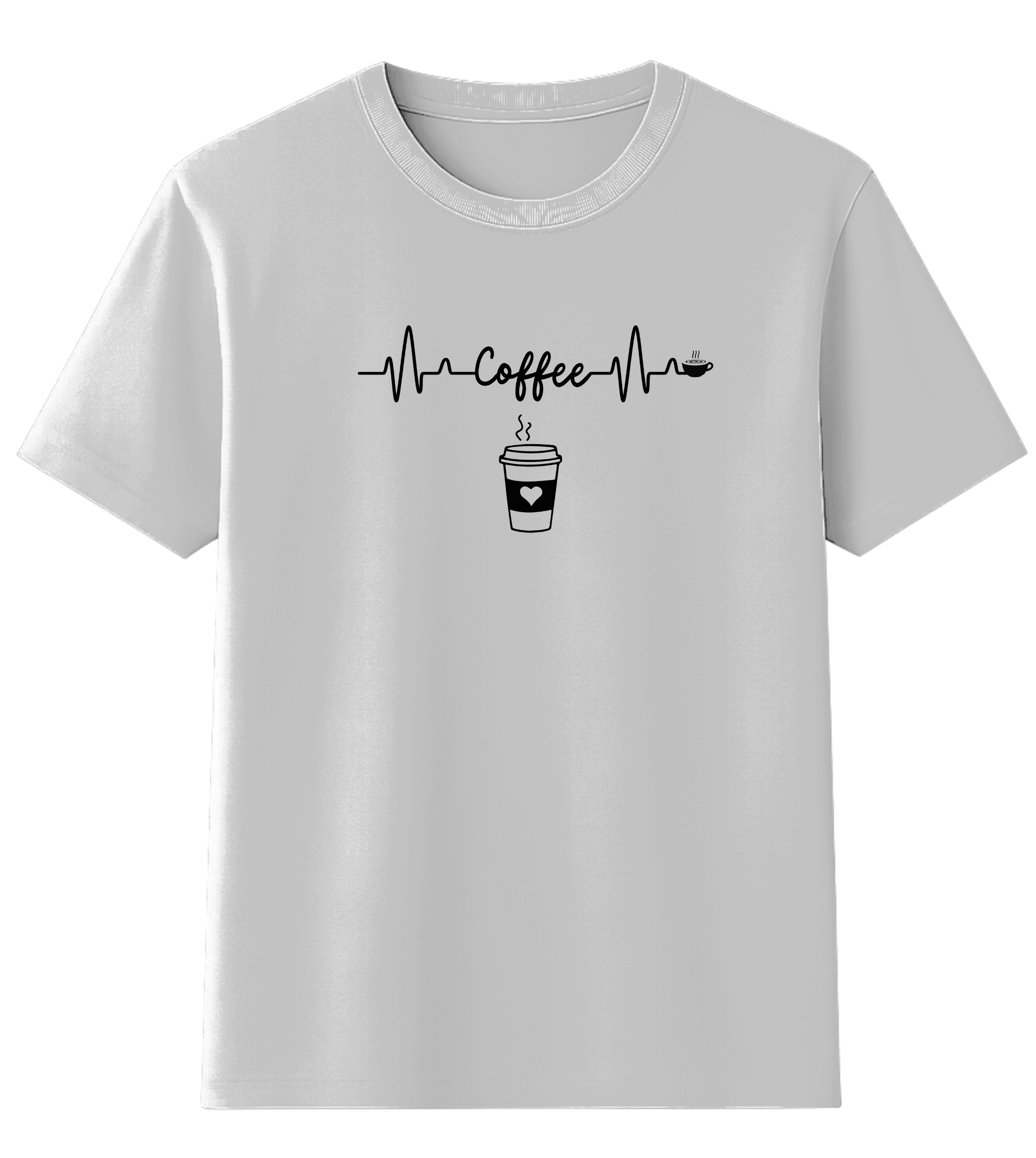 Coffee - Women's Round Neck Half-Sleeve T-Shirt