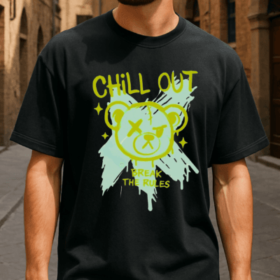 Chill Out, Break The Rules - Oversized Standard T-Shirt