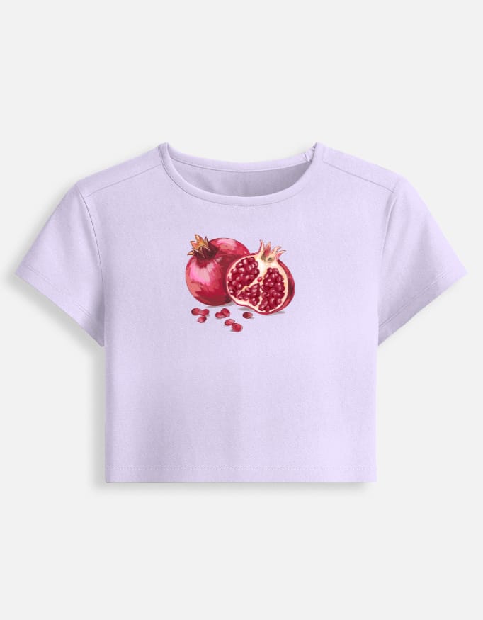 Pomegranate - Women's Baby Tee - Image 2
