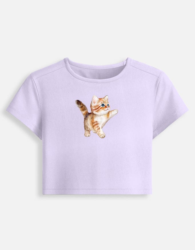 Kitten - Women's Baby Tee - Image 2