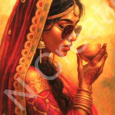 Love For Tea(1) - Canvas Print