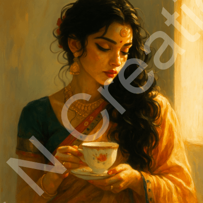 Love for Tea - Canvas Print